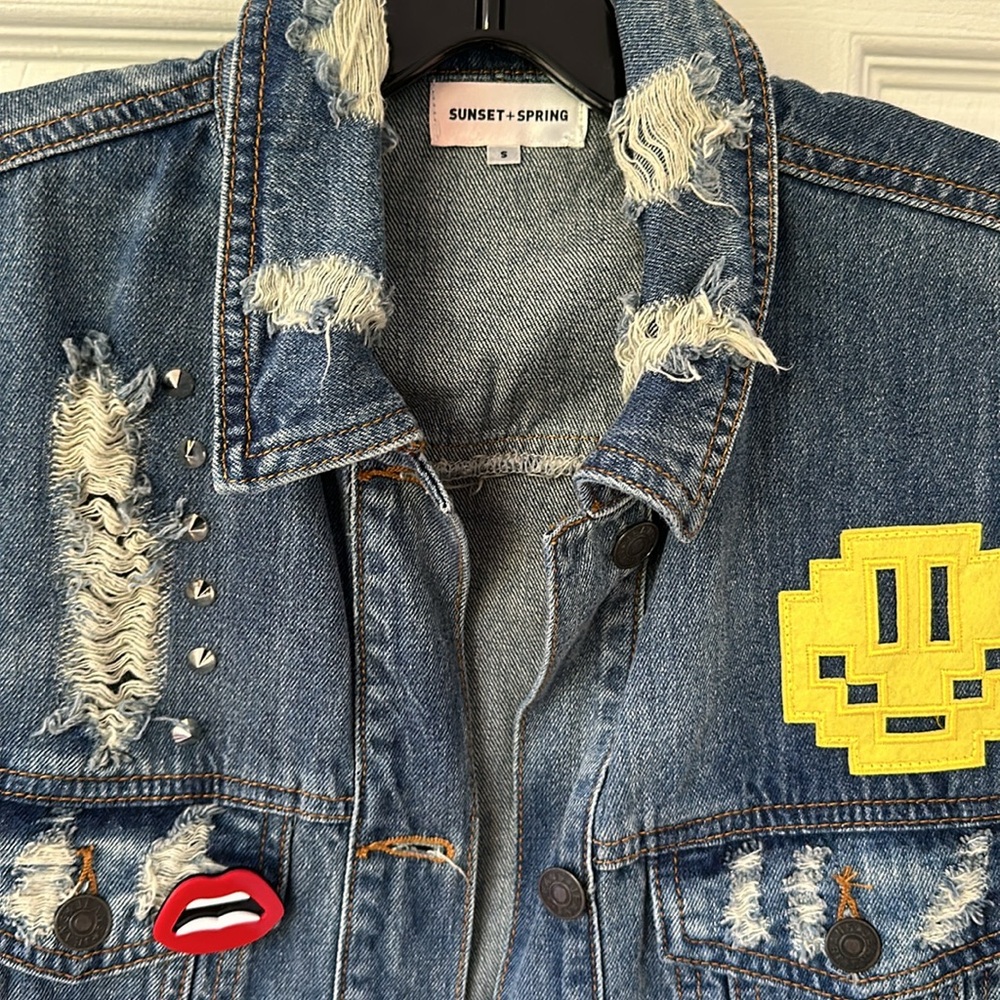 Sunset + Spring Denim Vest - Picture 6 of 8